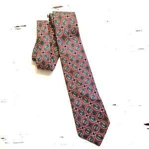 Polo Ralph Lauren Men’s Tie Red Gold Green O/S